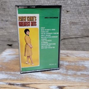 Vintage 1971 Patsy Cline Greatest Hits Cassette Tape